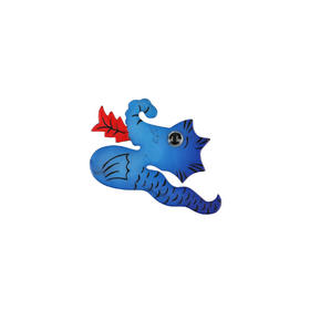 北京仓｜Bijoux Pavone-Cobalt Blue Dragon-蓝色 小飞龙 胸针［法国设计师］