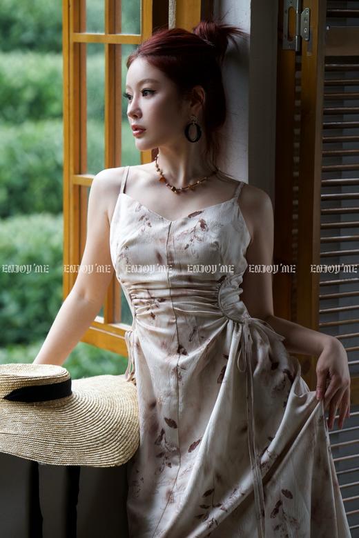 【门店同款】ENJOY春季收腰印花吊带裙 155617241 商品图2