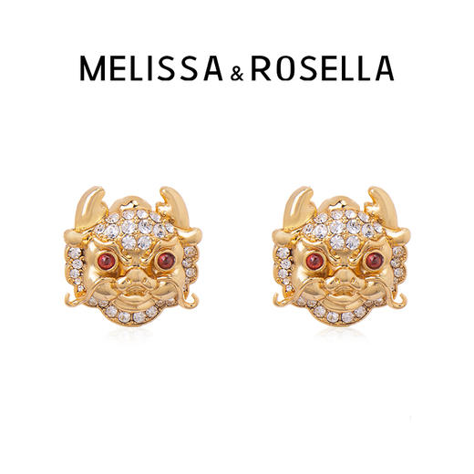 MELISSA&ROSELLALoong系列富贵小萌龙耳钉 商品图2