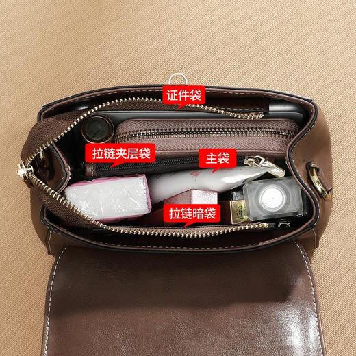 Viney小众包包女秋冬2023新款女包斜挎包批发小方包百搭真皮单肩小包潮 商品图3