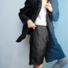 LIYIHAN褶皱宽松五分裤Y241K06090 商品缩略图0