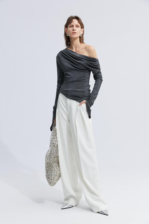 亮丝斜肩打底 商品图0