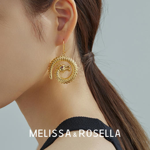 MELISSA&ROSELLALoong系列幸运龙鳞耳坠 商品图3