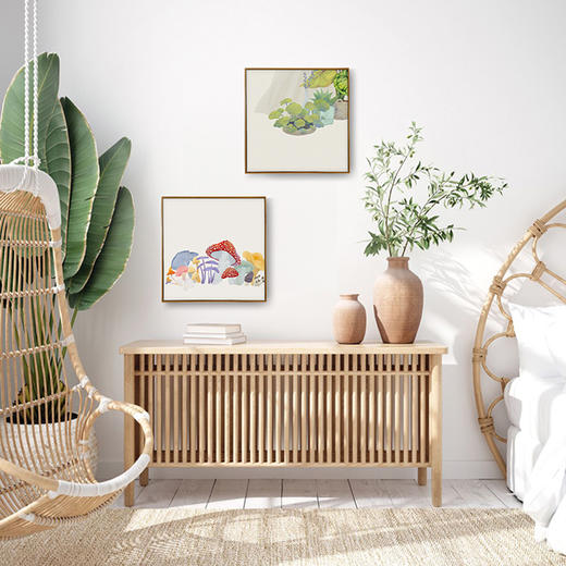 多喜爱布艺装饰画 美好寓意绿植系列野趣/绿意cs 商品图2