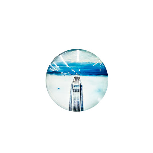 深圳手信 半游深圳印象玻璃实景冰箱贴 商品图2