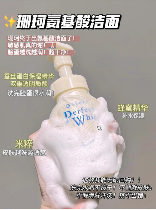 【这价只在春节有】日本蚕丝氨基酸焕活泡沫洗面奶150ML（效期至24.12） 商品图2