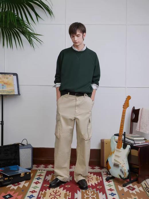 Evistub/E-4CWY329/拼接五色圆领套头卫衣 商品图3