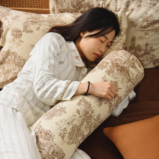 风景画系列长款睡抱枕可拆洗圆柱长条夹腿懒人睡觉夹腿侧睡 商品图0