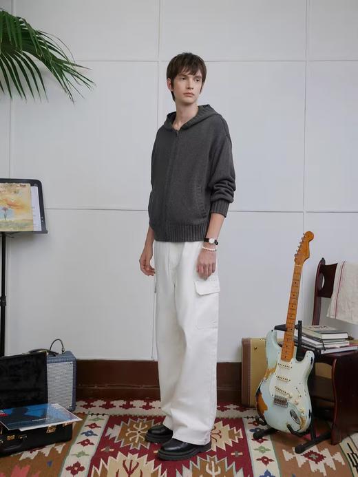 Evistub/E-3DMY232/美式连帽拉链开衫 商品图1