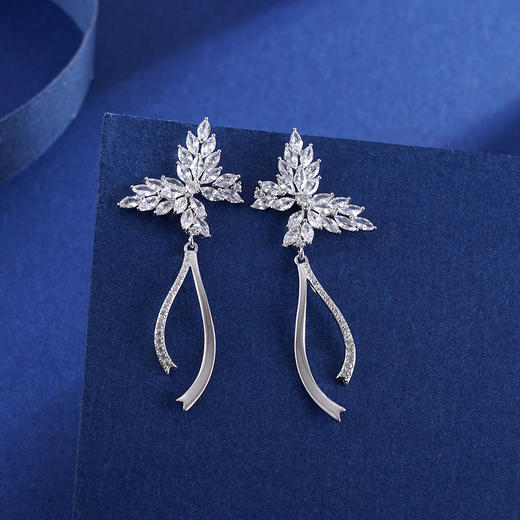 子佩集925银【怀蝶】耳钉【Z16271】2402 商品图1