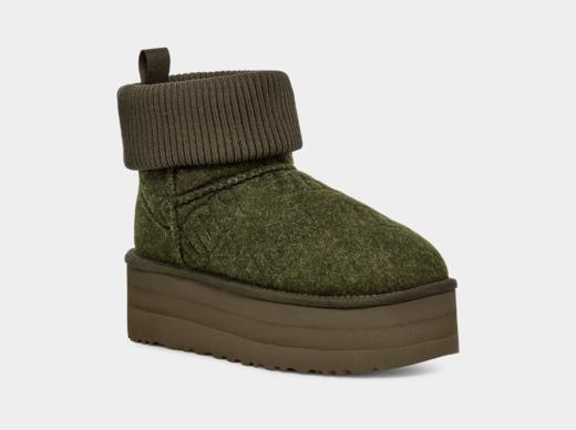 新加入折扣！码暂全！UGG  Classic Mini 厚底雪地靴 商品图6