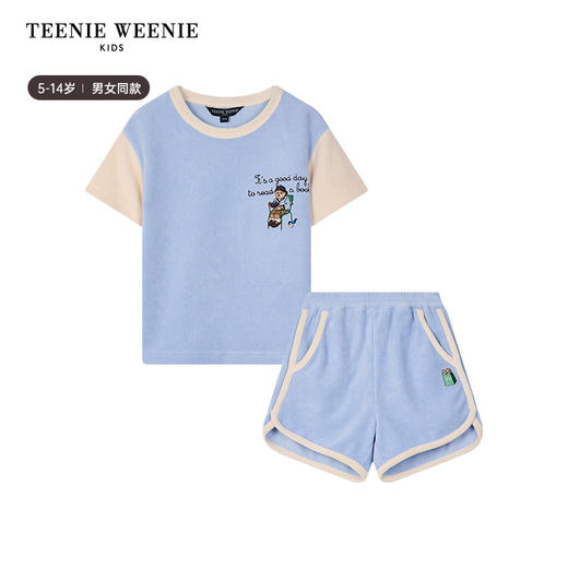 TeenieWeenie Kids小熊童装春夏男女童舒适亲肤运动套装TKCZ246374N 商品图4