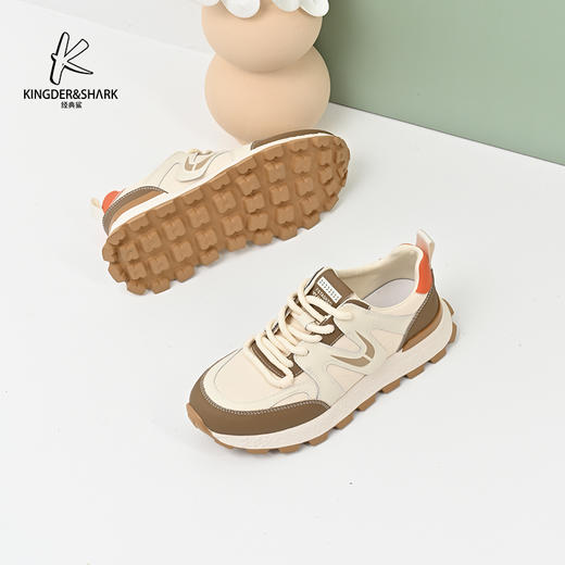2024经典鲨春季拼色休闲时尚运动休闲板鞋男KW271-D14011 商品图3