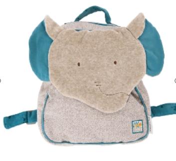 法国moulinroty猴面包树下系列大笨象贝加莫特儿童背包23X29厘米 商品图0