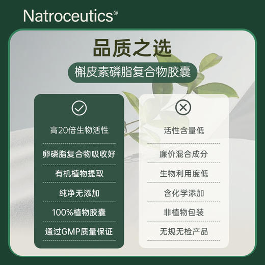 Natroceutics纳苏可 檞皮素生物活性胶囊 纯植物零添加 有效舒缓肺部不适 商品图2