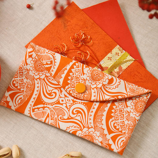 节日款收纳系列布艺收纳筐信封包糖果盒家用 商品图3