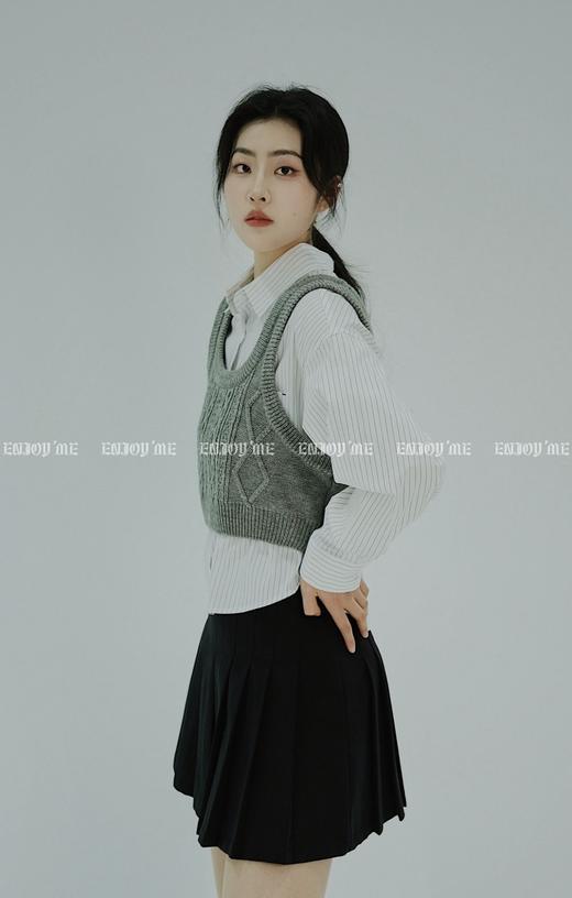 【门店同款】ENJOY春季韩系简约百褶裙 156107883 商品图2