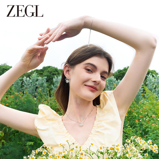 ZEGL设计师雏夏系列花朵小雏菊手链女生2024新款小众精致可爱手饰 商品图3