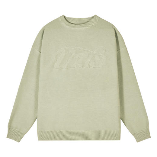 【积分兑换】有志者UZIS针织毛衣男秋冬保暖新款纯色篮球运动圆领毛线套衫青纹 商品图1