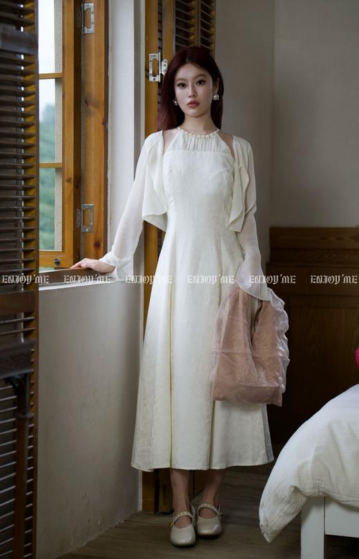 【门店同款】ENJOY春季珍珠挂脖连衣裙套装 155616942 商品图4