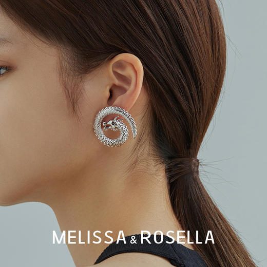 MELISSA&ROSELLALoong系列幸运龙鳞耳钉 商品图3