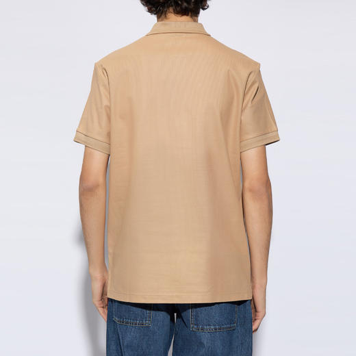 【二】BURBERRY 巴宝莉 男士TB专属标识刺绣棉质短袖polo衫 卡其色 8083157 A7405 商品图2