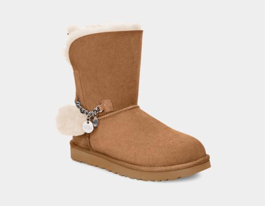 好折！码不全了！UGG 女款经典毛球雪地靴 商品图1