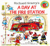 英文原版绘本 Richard Scarrys a Day at the Fire Station 消防站的一天 儿童启蒙阅读训练英语辅导提升阅读能力图画故事书 商品缩略图2