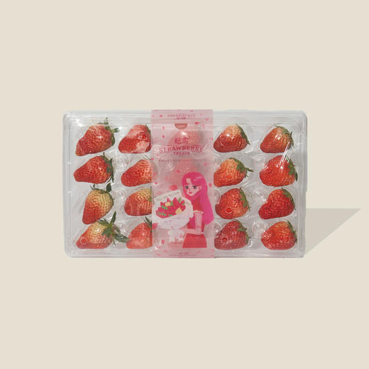 【新鲜水果】妃雪草莓 20颗/盒 商品图0