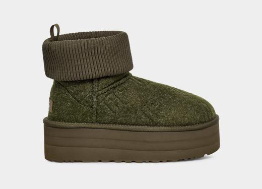 新加入折扣！码暂全！UGG  Classic Mini 厚底雪地靴 商品图4