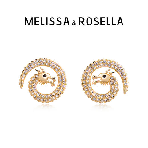 MELISSA&ROSELLALoong系列满钻蟠龙耳钉 商品图2