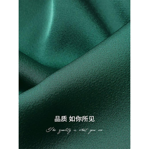 【秒杀】COCOBELLA设计感荡领缎面衬衫精致围巾领温柔通勤衬衫SR0007 商品图4