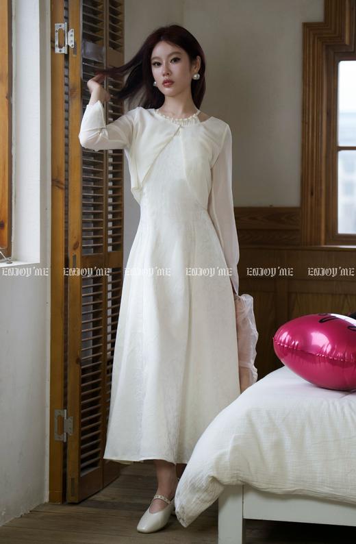 【门店同款】ENJOY春季珍珠挂脖连衣裙套装 155616942 商品图8