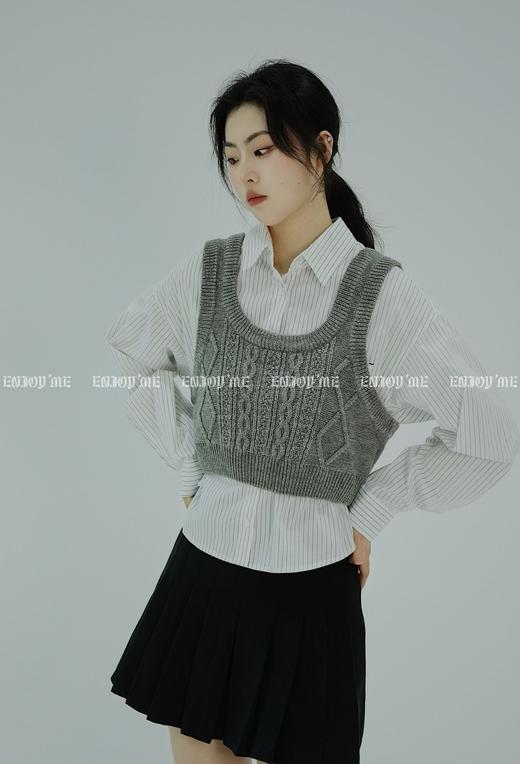 【门店同款】ENJOY春季韩系简约百褶裙 156107883 商品图3