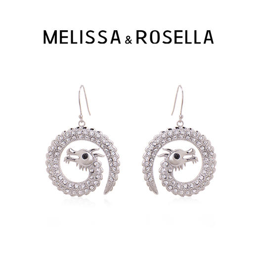 MELISSA&ROSELLALoong系列满钻蟠龙耳坠 商品图2