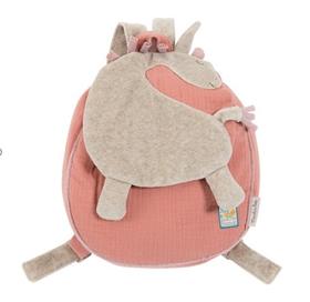 法国moulinroty猴面包树下系列粉色小鹿书包