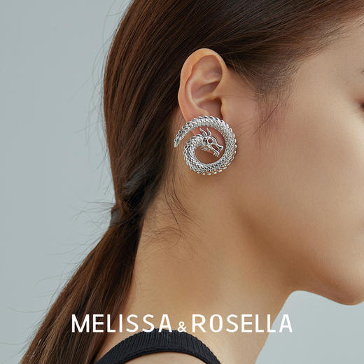 MELISSA&ROSELLALoong系列幸运龙鳞耳钉 商品图2