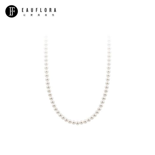 『净月』圆形仿珍珠百搭项链-5MM 商品图1