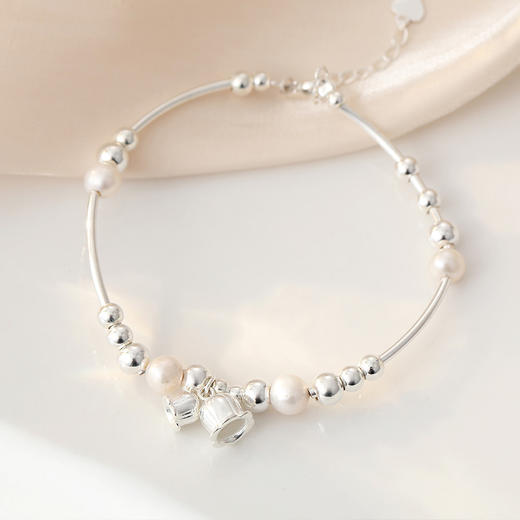【铃兰花】S925银珍珠手链【JHY-A000932Y】 商品图2