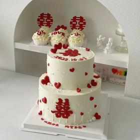 【三款】双层订婚主题二（部分装饰选用接近，文字数字可加可换）