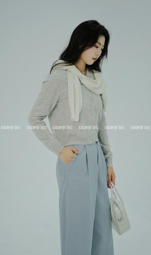 【门店同款】ENJOY春季压褶阔腿时装裤 156098294 商品图2