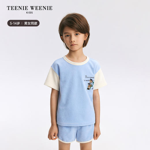 TeenieWeenie Kids小熊童装春夏男女童舒适亲肤运动套装TKCZ246374N 商品图1