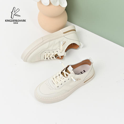 2024经典鲨春季新款男士时尚潮流休闲板鞋KW265-D14011 商品图2