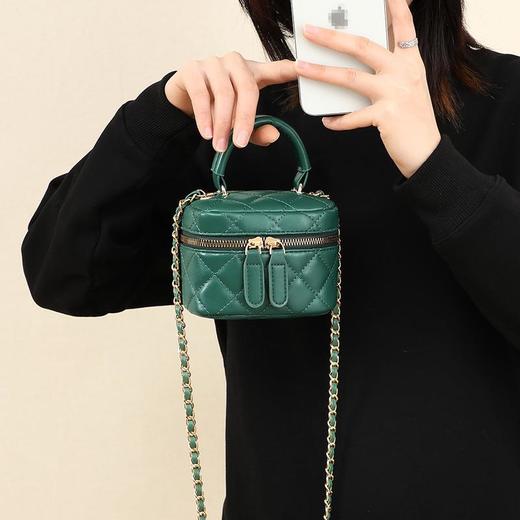 Viney包包女式时尚新款单肩包高级感小方包百搭小众斜挎真皮女包 商品图1