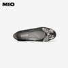 MIO米奥春季圆头平跟时髦小单鞋闪钻蝴蝶俏皮浅口单鞋女鞋M241440806 商品缩略图2