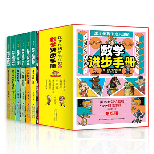 这才是孩子感兴趣的数学进步手册 全6册 商品图0