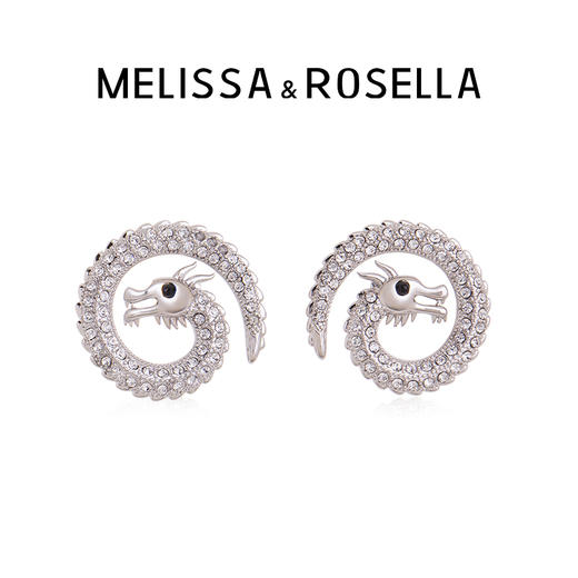 MELISSA&ROSELLALoong系列满钻蟠龙耳钉 商品图1