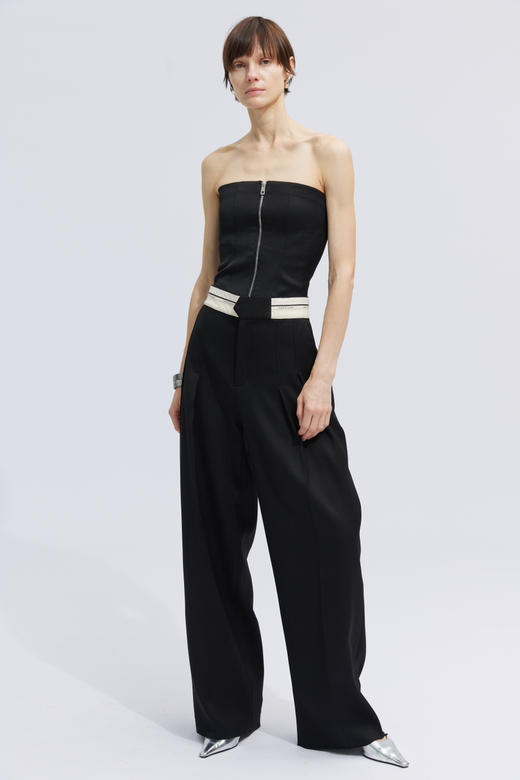 拉链结构抹胸 商品图0