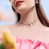 ZEGL设计师印象花园系列项链女流苏小众精致2024新款锁骨颈链饰品 商品缩略图3