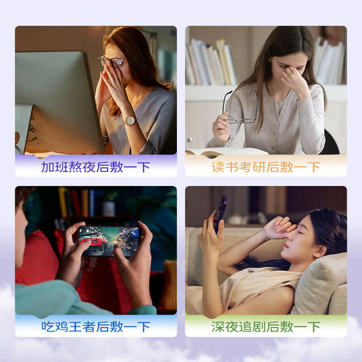 【官方正品】云南白药泰邦蒸汽眼罩卡通款无香型蒸汽热敷缓解眼疲劳护眼贴多规格香味可选 商品图1